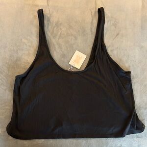 Savage X Fenty Black Ribbed Tank Top - 3x